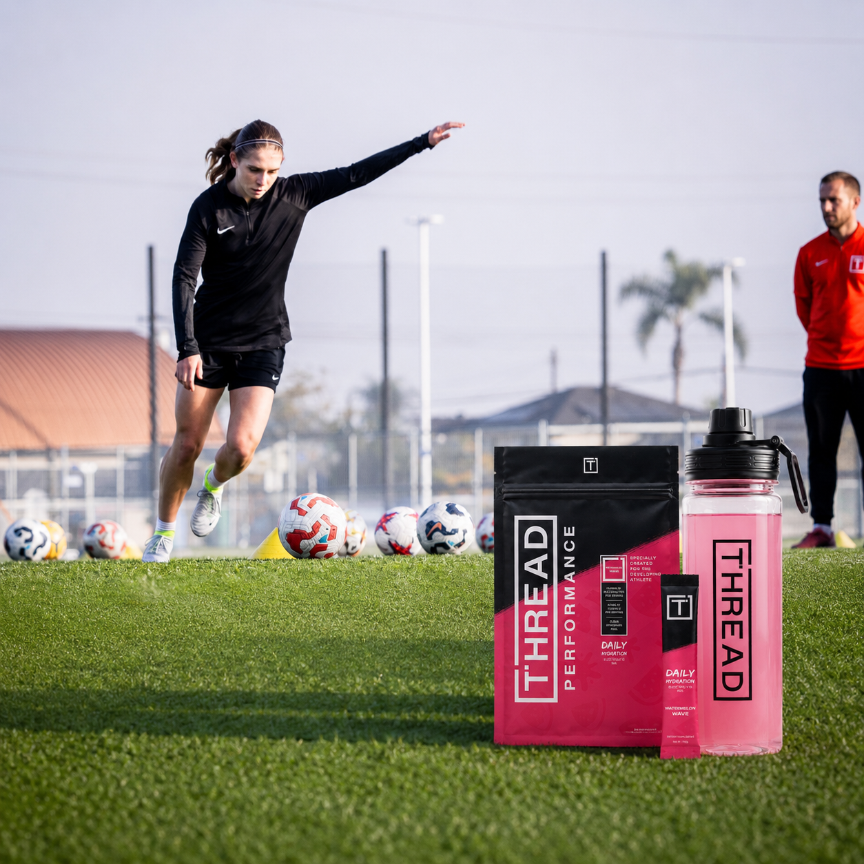 Young athlete with Thread Daily Hydration